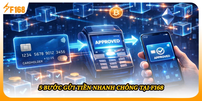 5 bước gửi tiền nhanh chóng tại F168