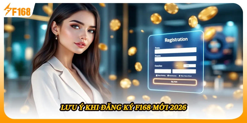 Lưu ý khi đăng ký F168 mới 2026