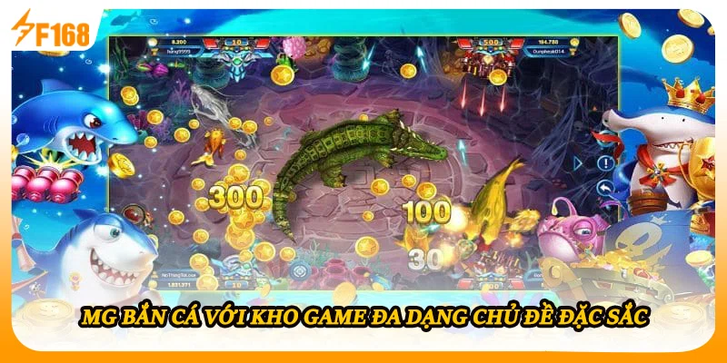 MG bắn cá với kho game đa dạng chủ đề đặc sắc