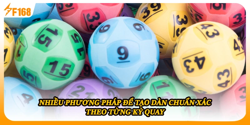 Nhiều phương pháp để tạo dàn chuẩn xác theo từng kỳ quay